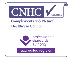 CNHC (complementary & natural healthcare council) Logo for Hypnotherapy - about my hypnotherapy qualifications